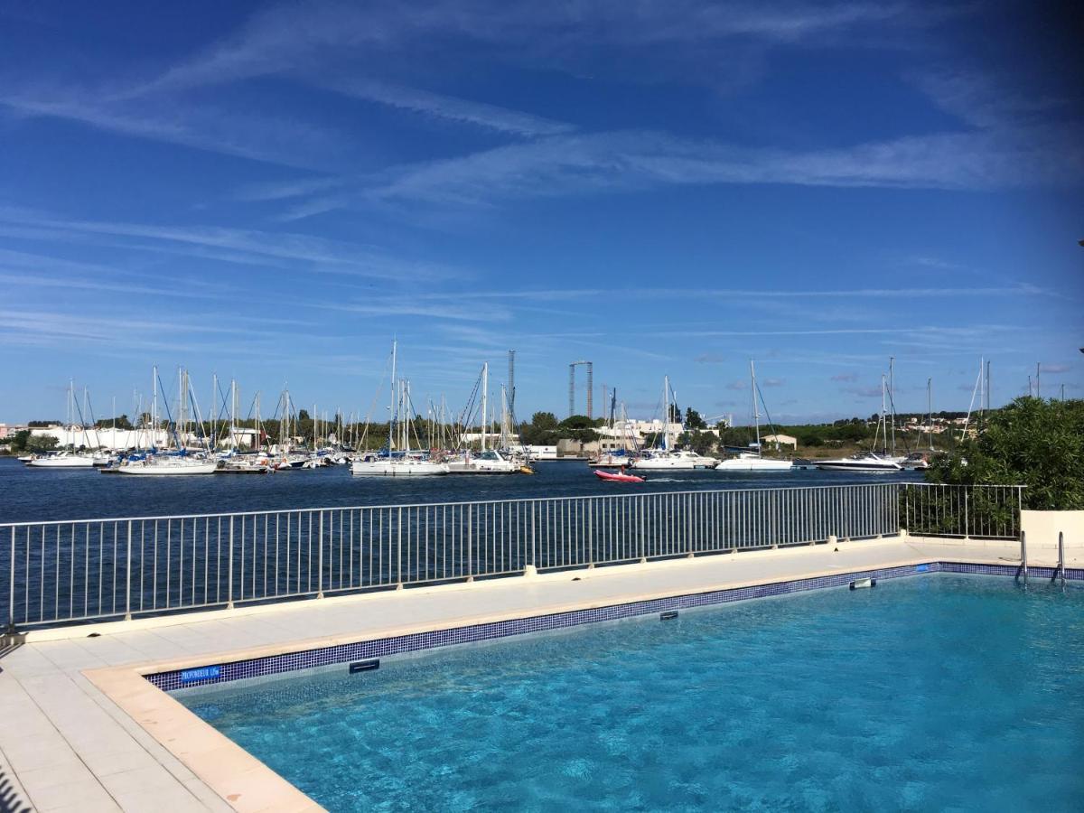 Les Argonautes: Beachfront Studio with Pool and Sea Views Agde Exterior photo
